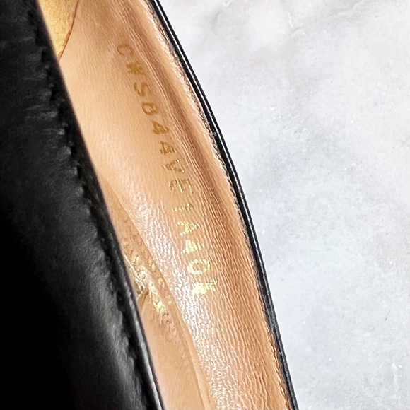 Valentino Garavani Black Leather Platform Pumps - Picture 8 of 8